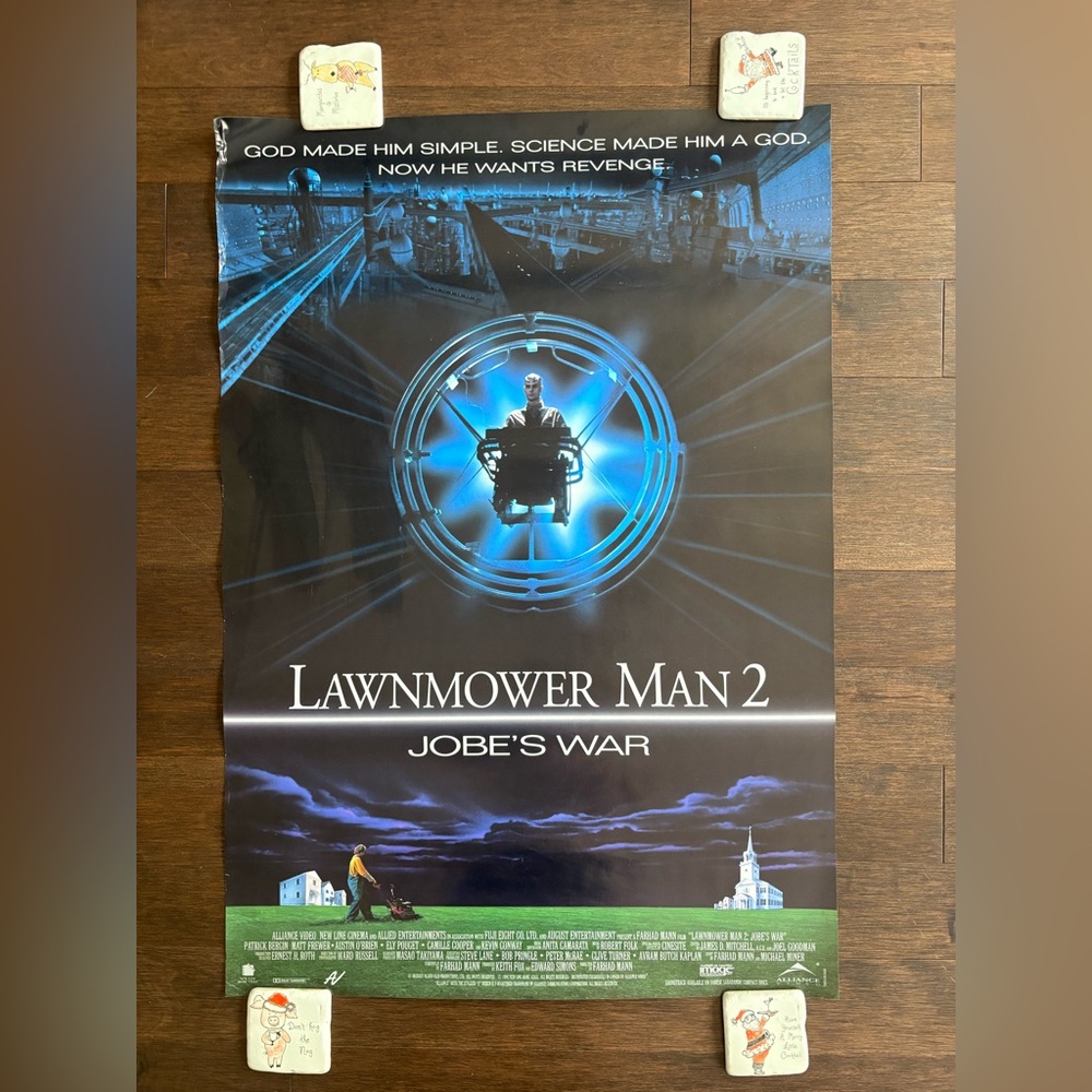 Lawnmower Man 2: Jobe's War Movie Poster (1996 27x39)